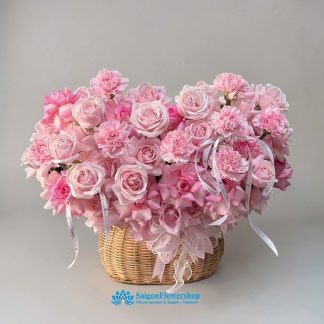 flower gift basket saigon vietnam