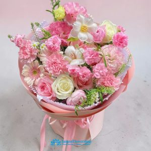 Mixed flower bouquet birthday Saigon