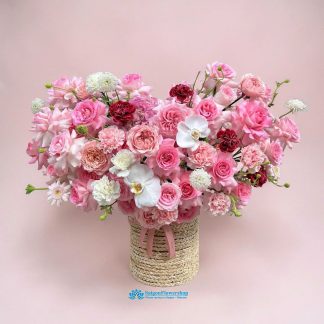 Online flower basket delivery saigon