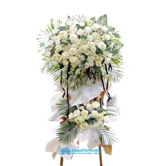 Premium funeral wreath Vietnam