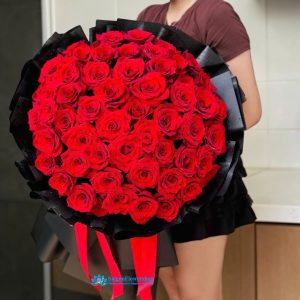 Romantic bouquet of love