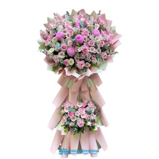 congratulatory flower stand Saigon